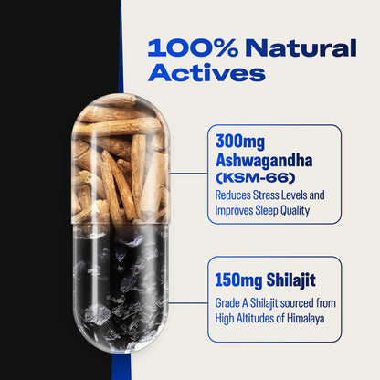 Durex Elevate Performa Shilajit for Men (Buy 1 Get 1 Free)