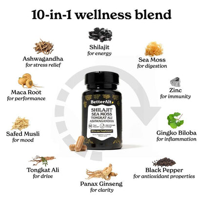BetterAlt Shilajit Sea Moss (Buy 1 Get 1)