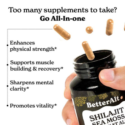 BetterAlt Shilajit Sea Moss (Buy 1 Get 1)